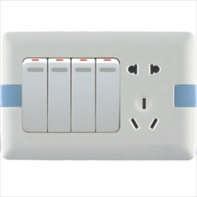 50系列四位大翹板開關(guān)三二級插座-南寧市新大安水暖器材經(jīng)營部 -- 中國五金機電市場網(wǎng)